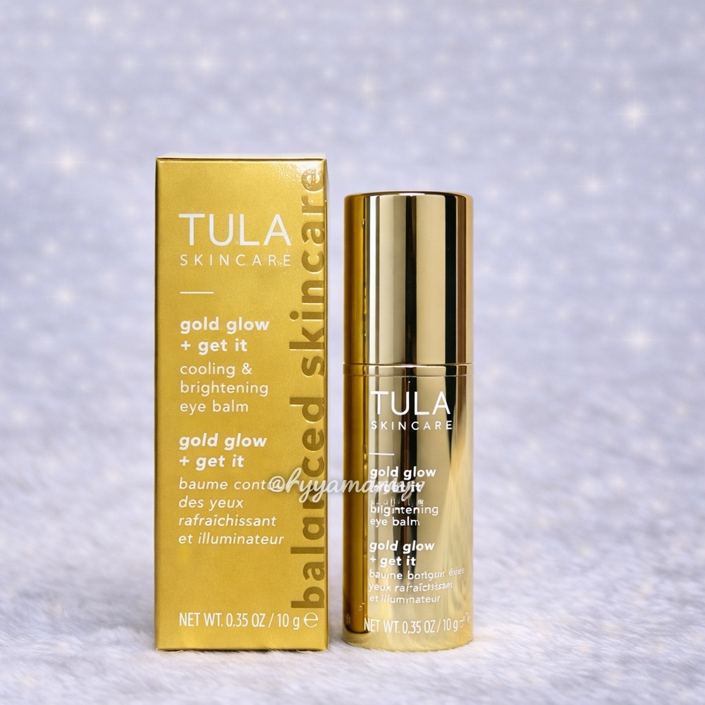 TULA Gold Glow + Get it Cooling and Brightening Eye Balm 10g
